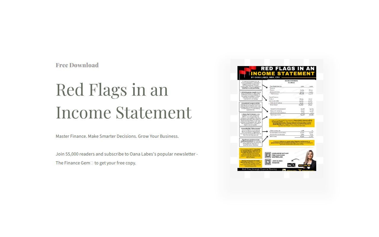 7 Income Statement Red Flags